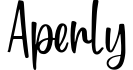 Aperly
