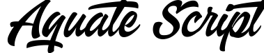 Aquate Script