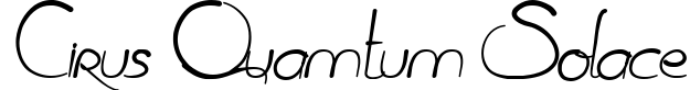 Cirus Quamtum Solace