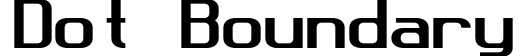 Dot Boundary