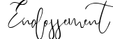Endossement