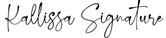 Kallissa Signature