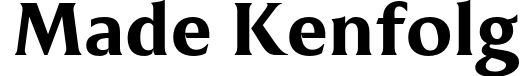 MADE Kenfolg