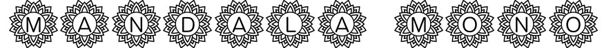 Mandala Mono