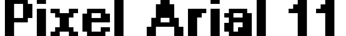 Pixel Arial 11