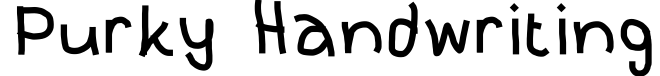 Purky Handwriting