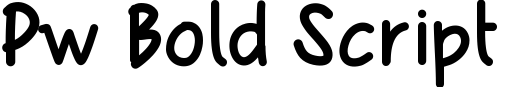 PW Bold Script