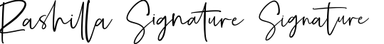 Rashilla Signature