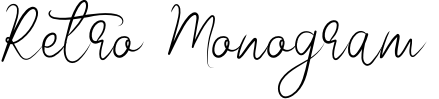 Retro Monogram