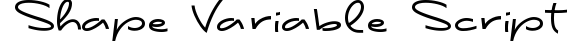 Shape Variable Script