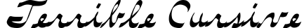 Terrible Cursive