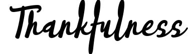 Thankfulness