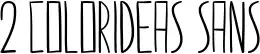 2 Colorideas Sans