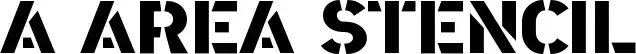 A Area Stencil