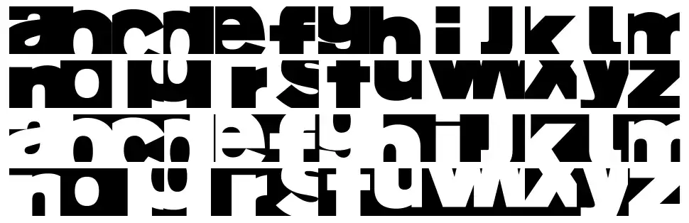 AI Fragmentfont specimens
