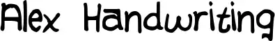 Alex Handwriting