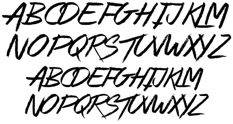 Alley Catfont specimens