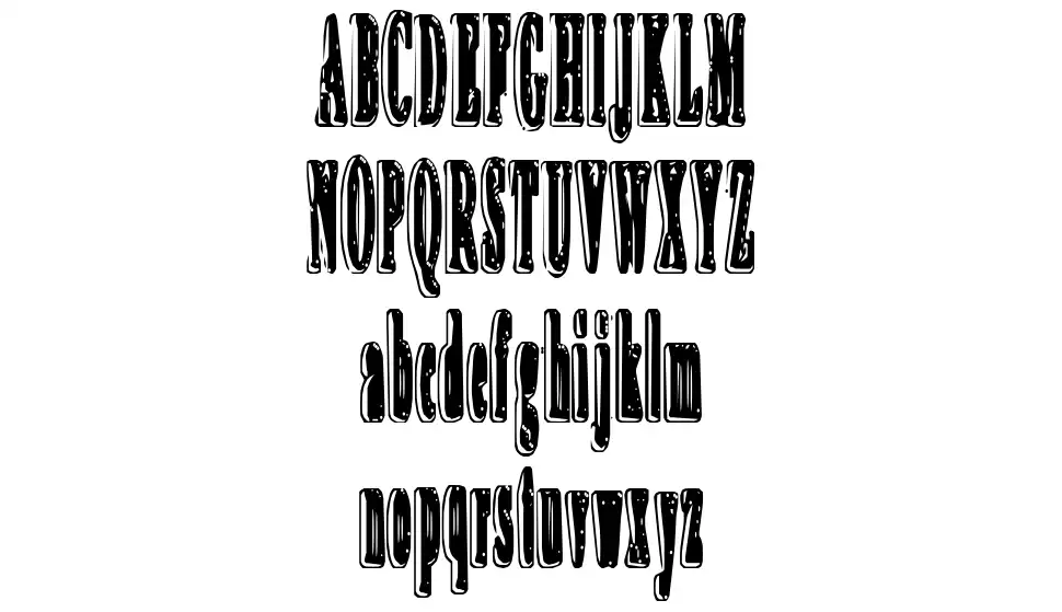 An Irritating Speckfont specimens