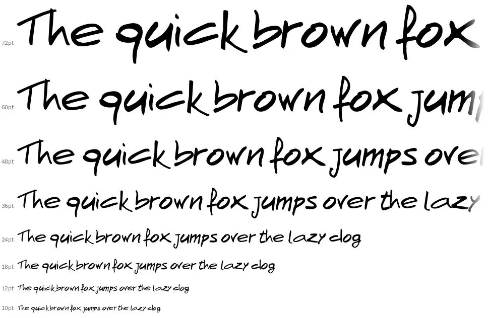 AndNow Handfont waterfall
