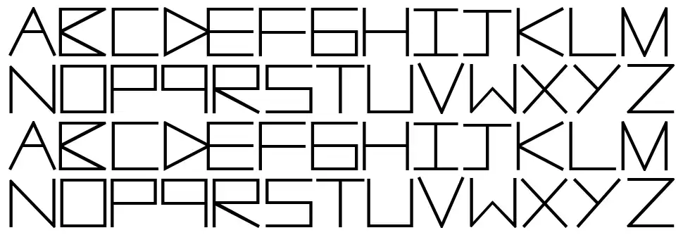 AnotherLinefont specimens