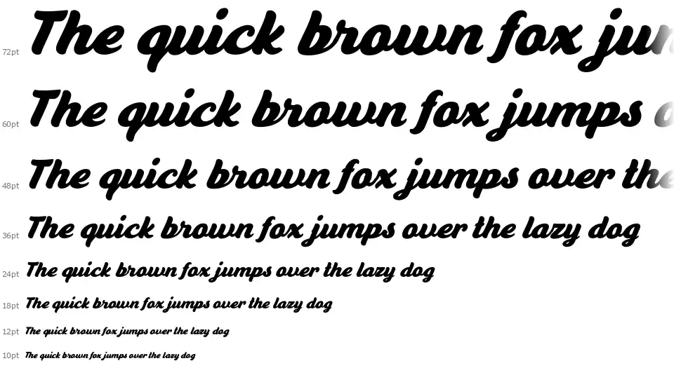 Anyelir Scriptfont waterfall