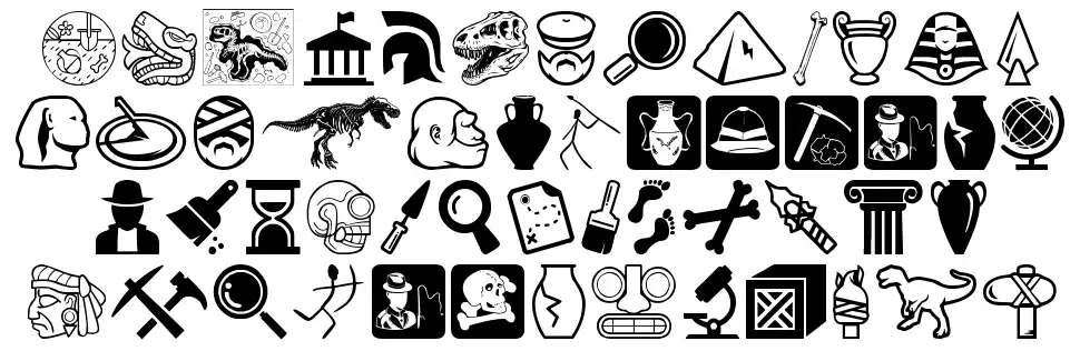Archeologyfont specimens