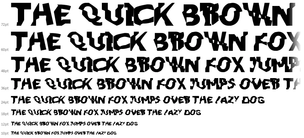 Artpopfont waterfall