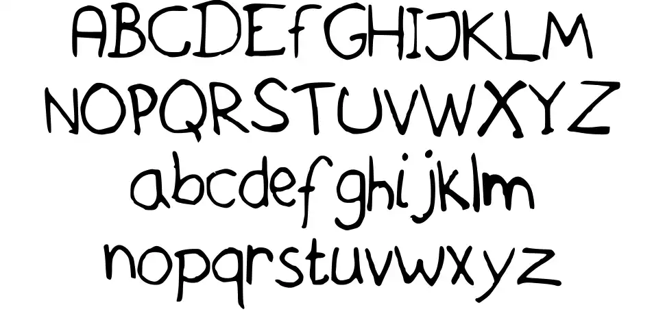 Askes Handwritingfont specimens