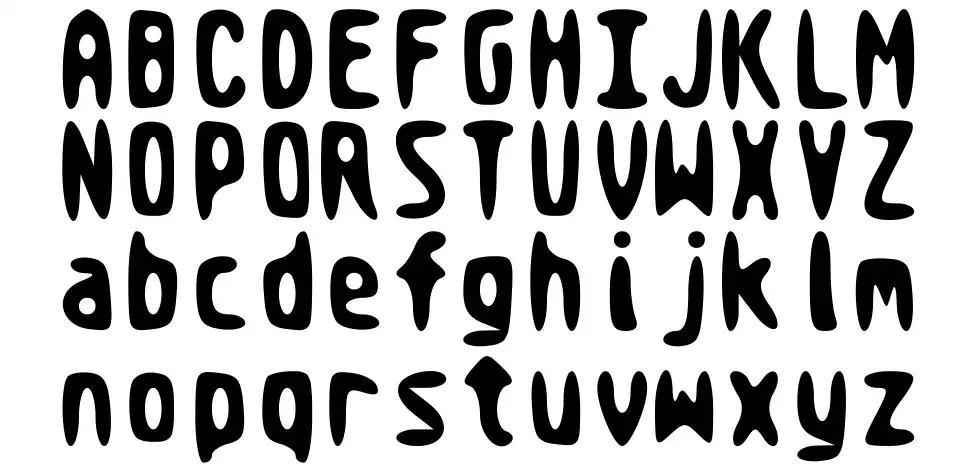 Atari Tracedfont specimens