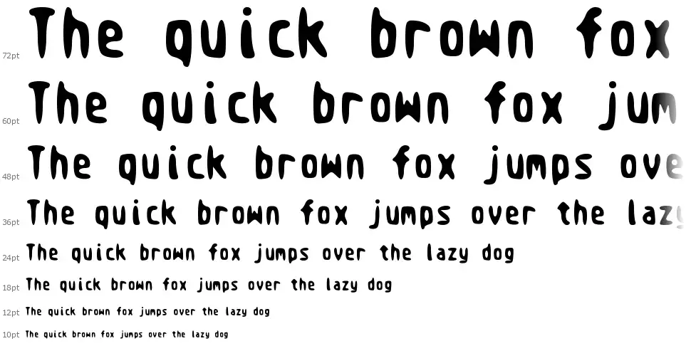 Atari Tracedfont waterfall