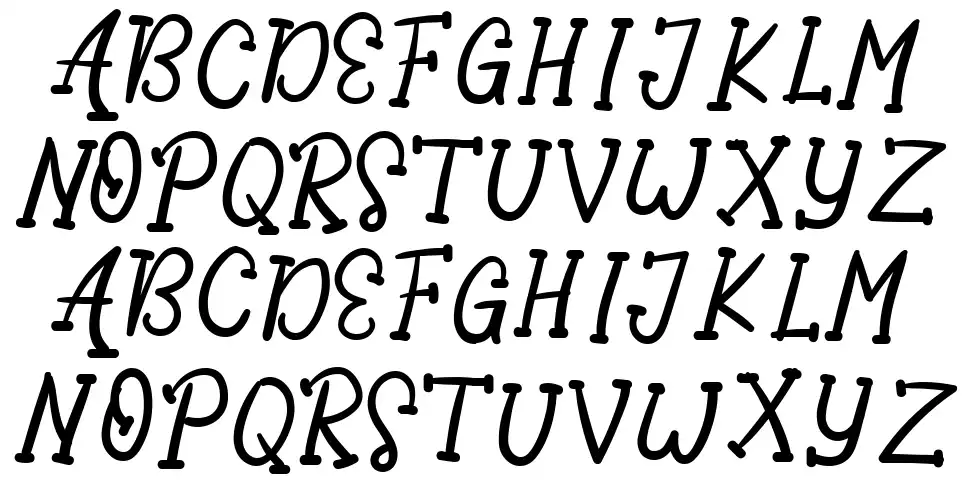 Awesome Partyfont specimens