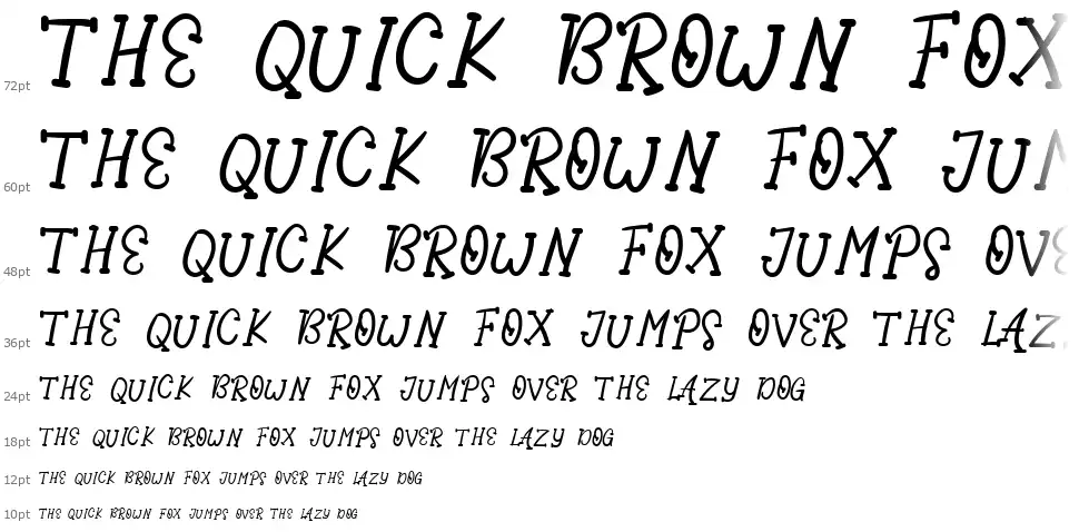 Awesome Partyfont waterfall