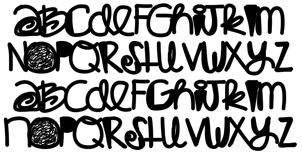 Babaganooshfont specimens