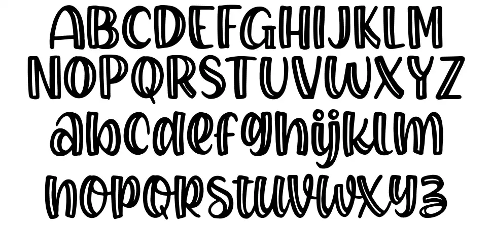 Baby Monkeyfont specimens