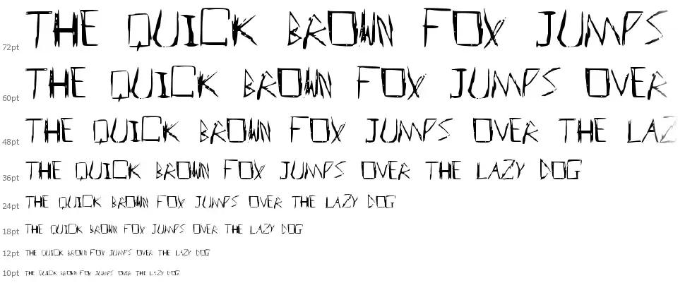 Bad Handwriterfont waterfall