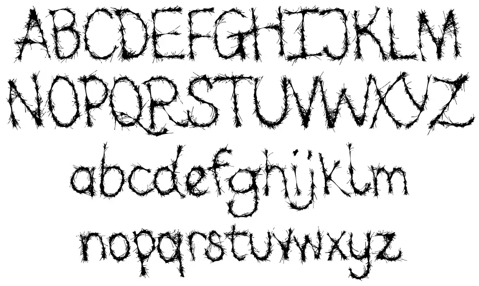 Baragakifont specimens