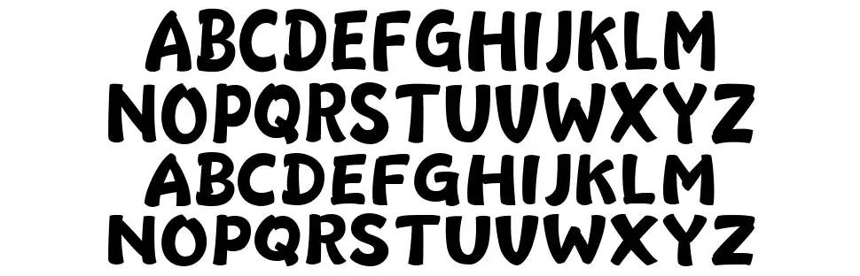 Bashingfont specimens