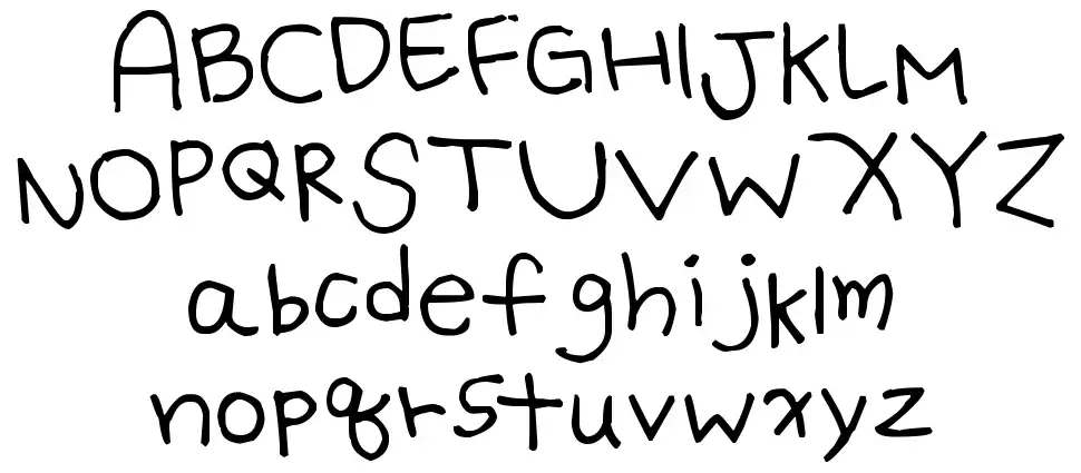 Batty Girlfont specimens