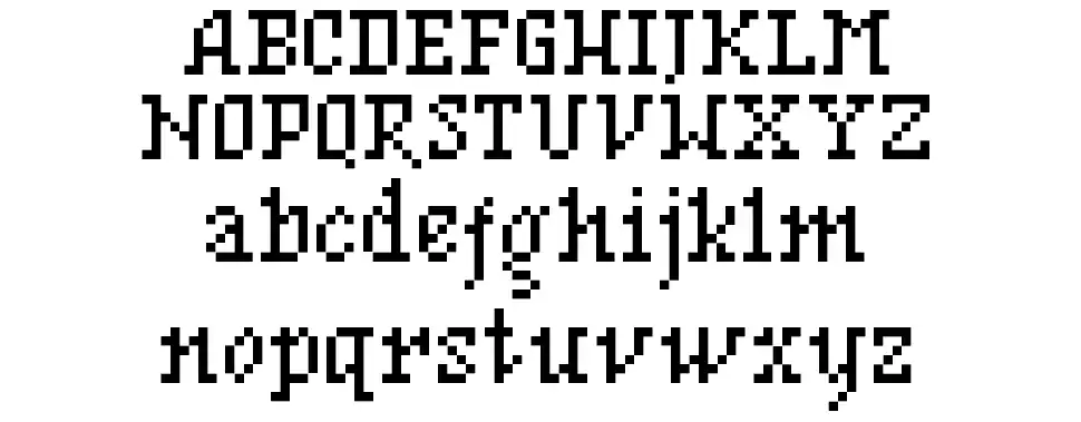 BF Mnemonikfont specimens