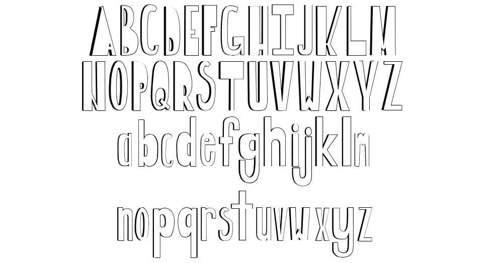 Big Foreheadfont specimens
