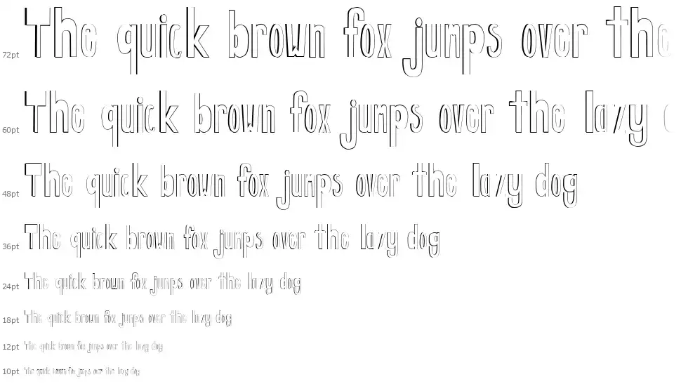 Big Foreheadfont waterfall