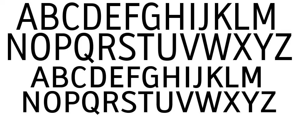 Biotrip Sans Capsfont specimens