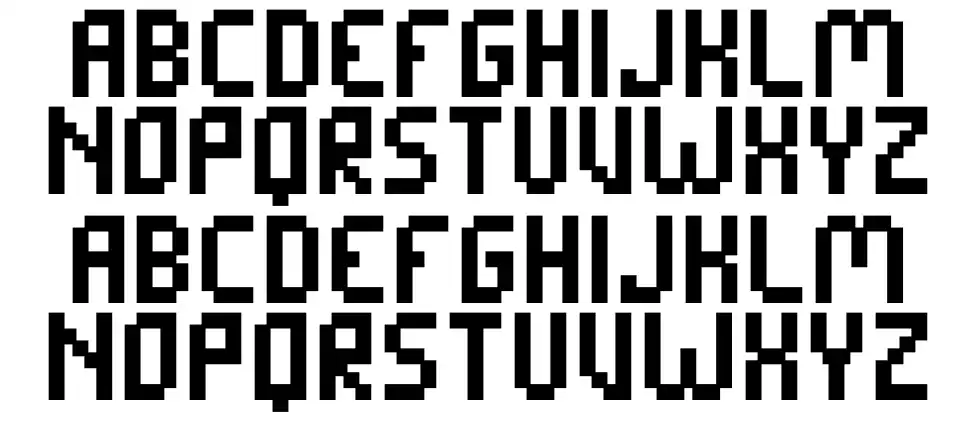 Bitsentialfont specimens