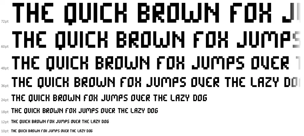 Bitsentialfont waterfall