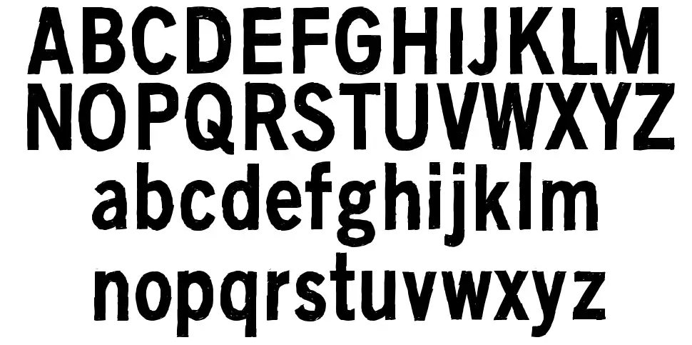 Black is not a colorfont specimens