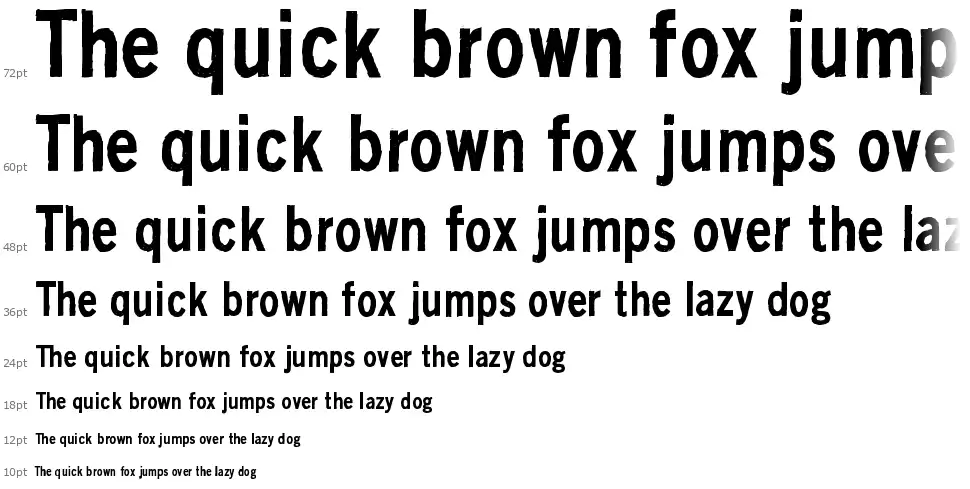Black is not a colorfont waterfall