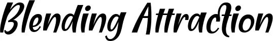 Blending Attraction