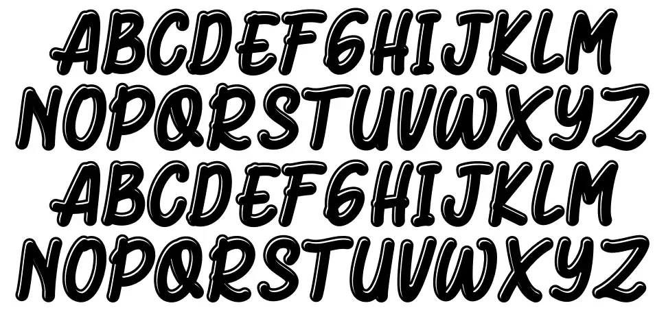 Bluck Amorhiesfont specimens