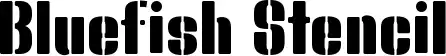 Bluefish Stencil
