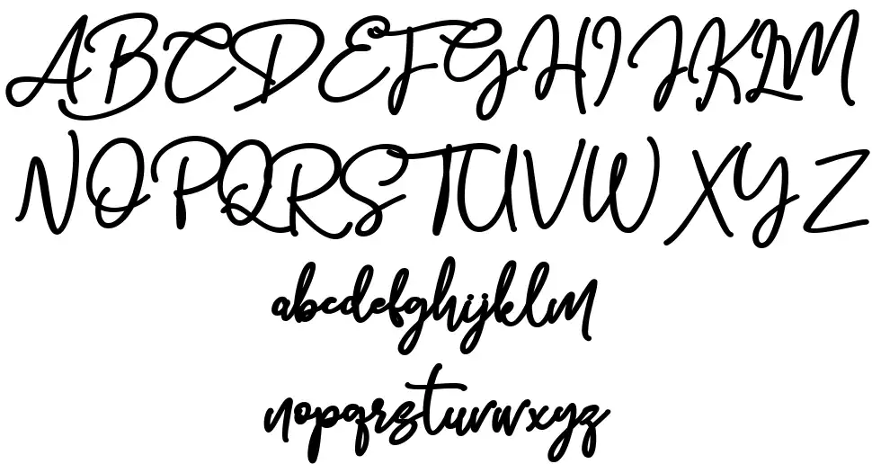 Bolder Linefont specimens